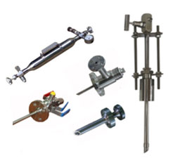 SAMPLE CONNECTION AND PROBE/QUILL